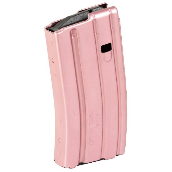 Picture of AR15 20RD PINK ALUMINUM MAGAZINE NEW, DURAMAG
