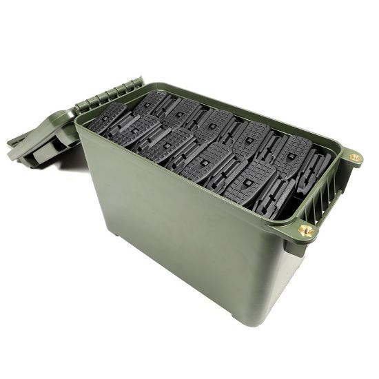 Picture of CAN COMBO FOR STEYR AUG, TWENTY AUG 5.56x45MM 30RD WINDOW MAGS W/ ONE AC AMMO CAN, AC-UNITY