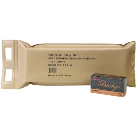 Picture of PMC BRONZE 38 SPECIAL 132GR FMJ BATTLE PACK, 6 BOXES, 300 ROUNDS
