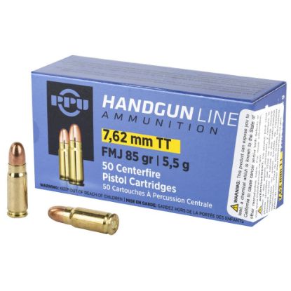 Picture of PRVI PARTIZAN 7.62x25 TOKAREV 85GR FMJ, 50RD BOX