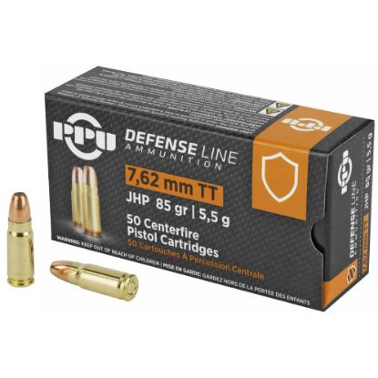 Picture of PRVI PARTIZAN 7.62x25 TOKAREV 85GR JHP, 50RD BOX
