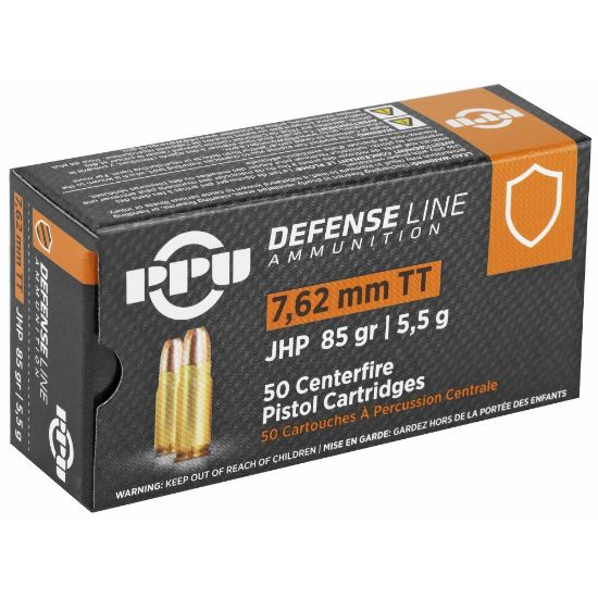 Picture of PRVI PARTIZAN 7.62x25 TOKAREV 85GR JHP, 50RD BOX
