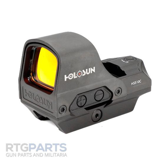 Picture of HOLOSUN HS510C REFLEX MRS, RED DUAL RETICLE QR, BLACK