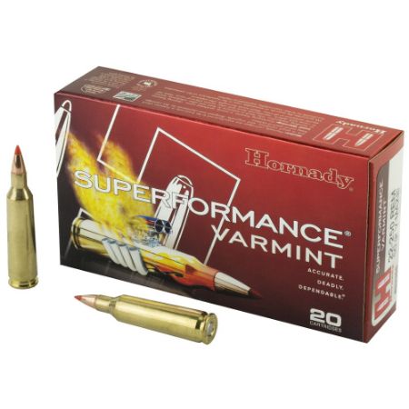 Picture of HORNADY SUPERFORMANCE 22-250 50GR V-MAX, 4000 FPS, 20RD/BOX