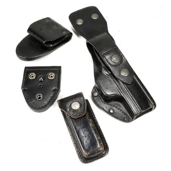 Picture of GERMAN POLICE HK P7 LEATHER HOLSTER W/ MAG POUCH