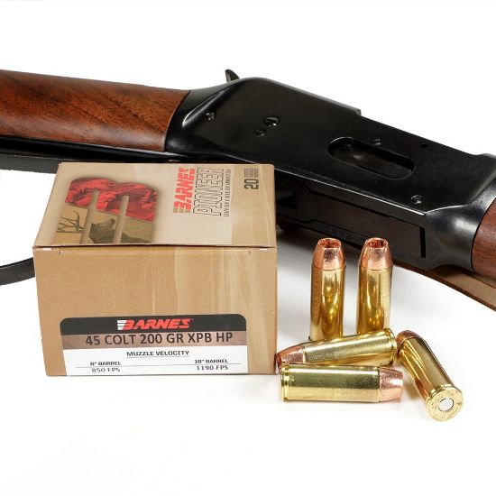 Picture of BARNES PIONEER 45 COLT 200GR XPB HP, 20RD BOX