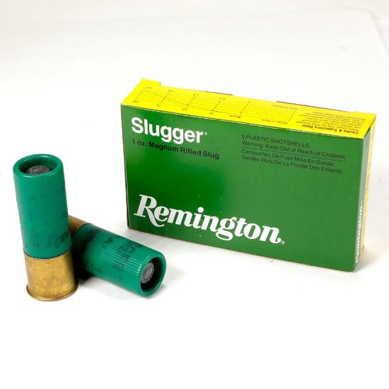 Picture of REMINGTON SLUGGER 12GA 2.75" 1OZ RIFLED SLUG, 1680 FPS, 5/BOX