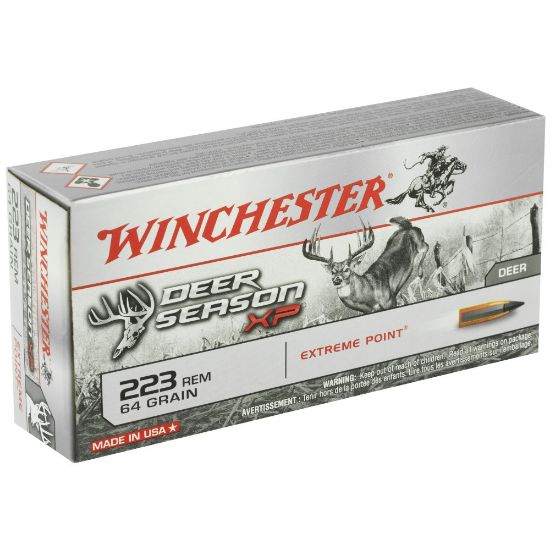 Picture of WINCHESTER DEER SEASON 223 REMINGTON 64GR EXTREME POINT POLYMER TIP, 20RD/BOX