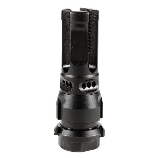 Picture of SONS OF LIBERTY GUN WORKS NOX FLASH HIDER, 7.62X39MM 14X1LH, DEAD AIR KEYMOUNT