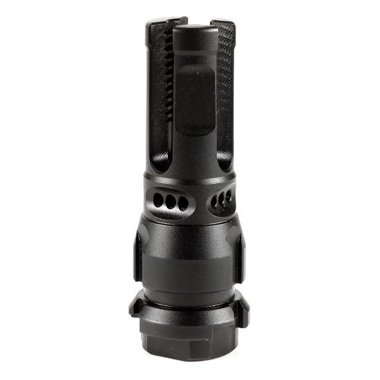 Picture of SONS OF LIBERTY GUN WORKS NOX FLASH HIDER, 7.62X39MM 14X1LH, DEAD AIR KEYMOUNT