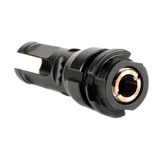 Picture of SONS OF LIBERTY GUN WORKS NOX FLASH HIDER, 7.62X39MM 14X1LH, DEAD AIR KEYMOUNT
