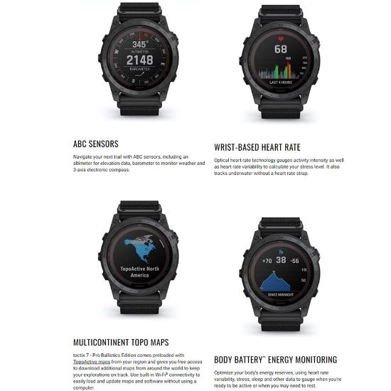 Picture of GARMIN TACTIX 7, PRO BALLISTICS EDITION