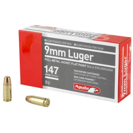 Picture of AGUILA 9MM 147GR SUB-SONIC FMJ FP, 50RD BOX