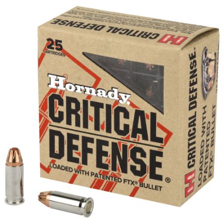 Picture of HORNADY CRITICAL DEFENSE 25ACP 35GR FTX FLEXTIP, 25RD BOX