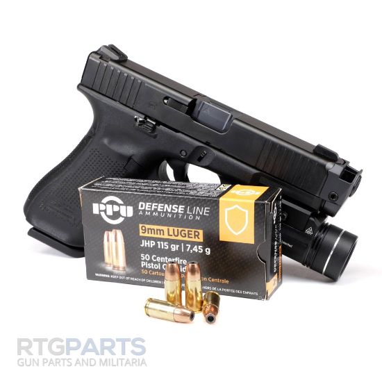 Picture of PRVI PARTIZAN HANDGUN DEFENSE 9MM 115GR JHP, 50RD BOX
