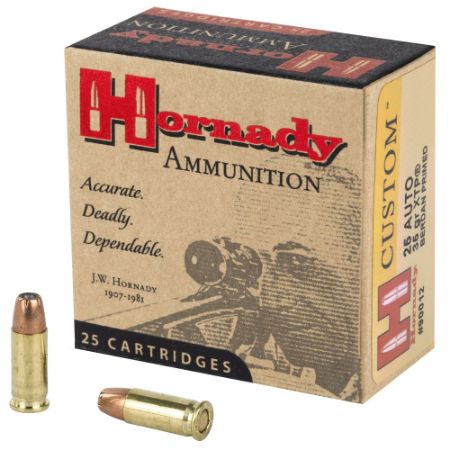 Picture of HORNADY SELF DEFENSE 25ACP 35GR XTP, 25RD BOX