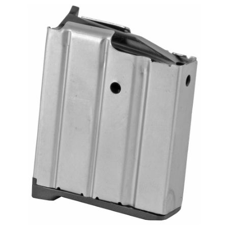 ProMag, Steel Magazine, 223 Remington, 10 Rounds, Fits Ruger Mini-14, Steel, Nickel Finish, 10rd, 708279005244, PRO-RUG09N, RTG Parts