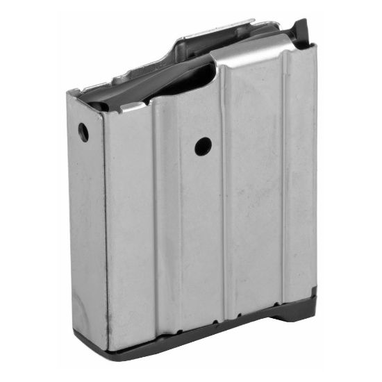 ProMag, Steel Magazine, 223 Remington, 10 Rounds, Fits Ruger Mini-14, Steel, Nickel Finish, 10rd, 708279005244, PRO-RUG09N, RTG Parts