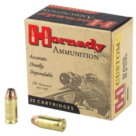 Picture of HORNADY SELF DEFENSE 32ACP 60GR XTP, 25RD BOX