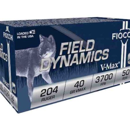Picture of FIOCCHI FIELD DYNAMICS 204 RUGER 40GR V-MAX, 50RD/BOX