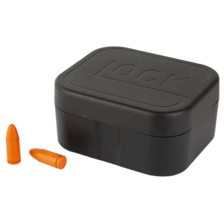 Picture of GLOCK 9MM DUMMY ROUNDS, 50-PACK, MATTE ORANGE, WITH CASE
