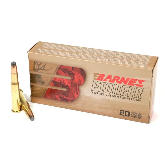 Picture of BARNES PIONEER-LEVER 30-30 WIN 190GR SOFT POINT, 20RD BOX