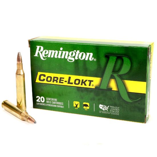 Picture of REMINGTON CORE-LOKT 25-06 100GR PSP, 20RD/BOX