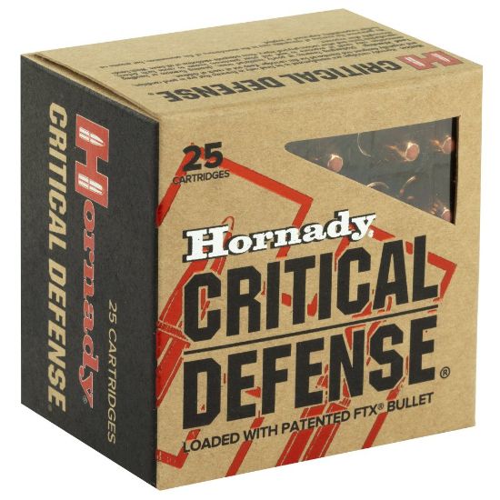 Picture of HORNADY CRITICAL DEFENSE 30 CARBINE 110GR FTX FLEXTIP, 25RD BOX