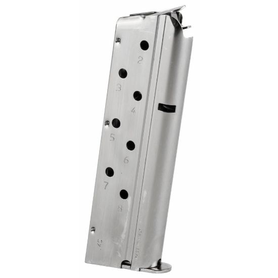 Picture of 1911 GOVERNMENT .40SW 8RD NICKEL MAGAZINE, MEC-GAR