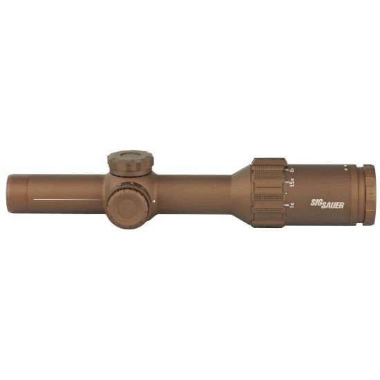 Picture of SIG TANGO6T 1-6x24 RIFLE SCOPE, SFP, FL-6 HELLFIRE RETICLE