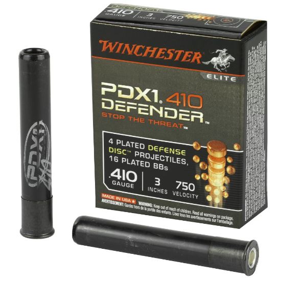 Picture of WINCHESTER DEFENDER 410GA 3" 4-DEFENSE DISKS & 16 BB, 10/BOX
