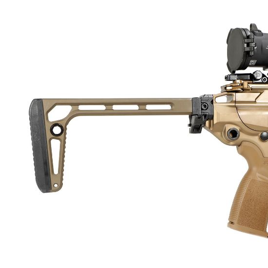 Sig Sauer, Minimalist Plus Folding Stock, Fits MCX/MPX/Rear 1913 Interface, COY, Coyote, Fits MCX/MPX & 1913 Interface, Black, 798681675289, SIG-8901268, RTG Parts