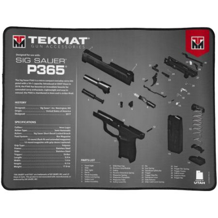 Picture of SIG P365 ULTRA PREMIUM GUN CLEANING & REPAIR MAT BY TEKMAT, 15x20"