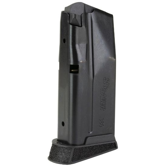 Picture of SIG P365 10RD 380ACP FINGER EXTENSION BASEPLATE MAGAZINE NEW, BLACK