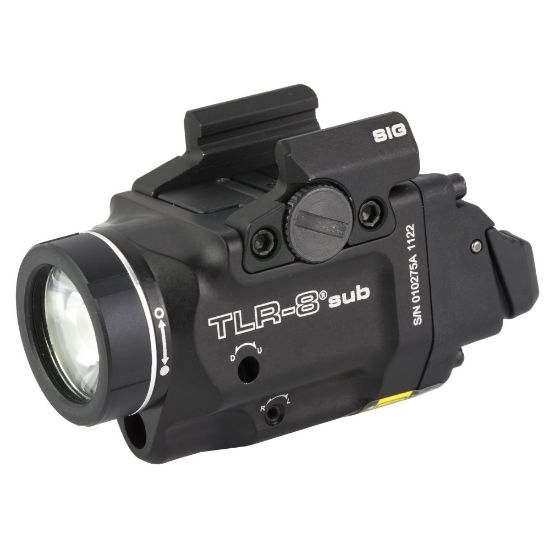 Picture of STREAMLIGHT TLR-8 SUBCOMPACT WHITE LED WITH RED LASER, FITS SIG P365/XL