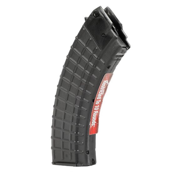 Picture of AK47 7.62 RESTRICTED 10RD WAFFLE MAG BLACK NEW, BULGARIAN CIRCLE 10