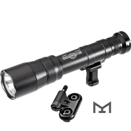 Picture of SUREFIRE M640DFT SCOUT LIGHT TURBO 18650 RECHARGEABLE, 700 LUMENS, 1913 PICATINNY & MLOK MOUNT, BLACK