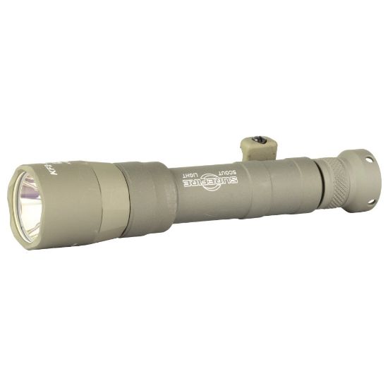 Picture of SUREFIRE M640DFT SCOUT LIGHT TURBO 18650 RECHARGEABLE, 700 LUMENS, 1913 PICATINNY & MLOK MOUNT, TAN