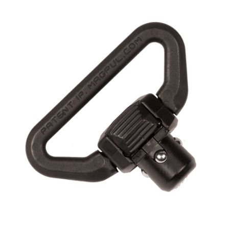 Magpul, QDM QD Sling Swivel, Fits Standard Sized QD Cups, Melonited Steel, Black, MP-MAG543-BLK, 840815100157, RTG Parts