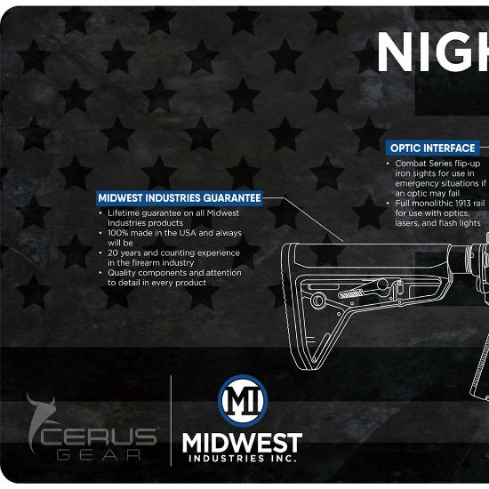 Picture of MIDWEST INDUSTRIES AR15 SERIES GUN MAT, 36X12