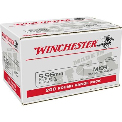Picture of 200RD BOX WINCHESTER 556NATO M193 55GR FMJ