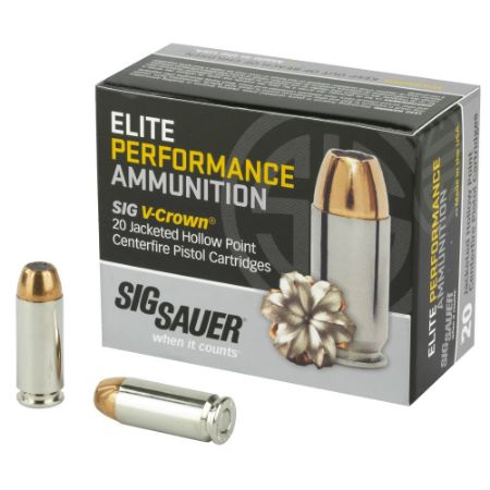 Picture of SIG 10MM 180GR ELITE V-CROWN JHP, 20RD BOX