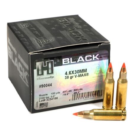 Picture of HORNADY BLACK 4.6X30MM 38GR V-MAX, 25RD/BOX