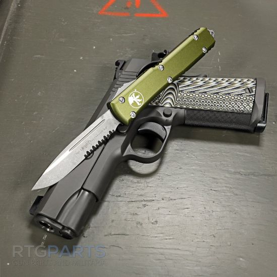 Picture of MICROTECH ULTRATECH S/E OTF AUTOMATIC KNIFE, OD GREEN, 3.4 INCH, APOCALYPTIC, P/S, 121-11APOD