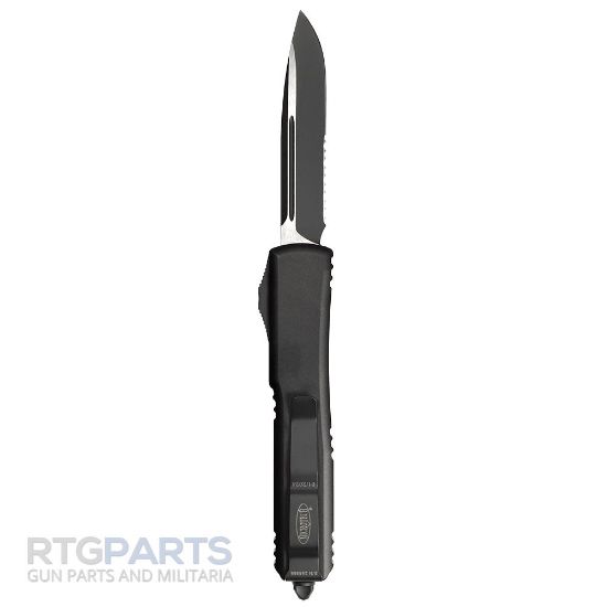 Picture of MICROTECH ULTRATECH S/E OTF AUTOMATIC KNIFE, BLACK, 3.4 INCH, TACTICAL, P/S, 121-2T
