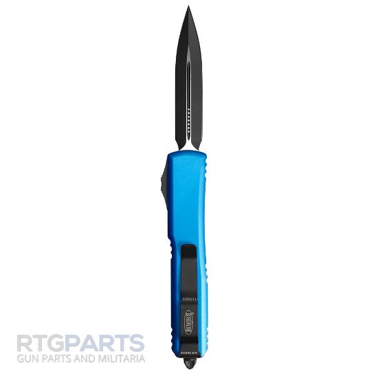 Picture of MICROTECH ULTRATECH D/E OTF AUTOMATIC KNIFE, BLUE, 3.4 INCH, TACTICAL, 122-1BL