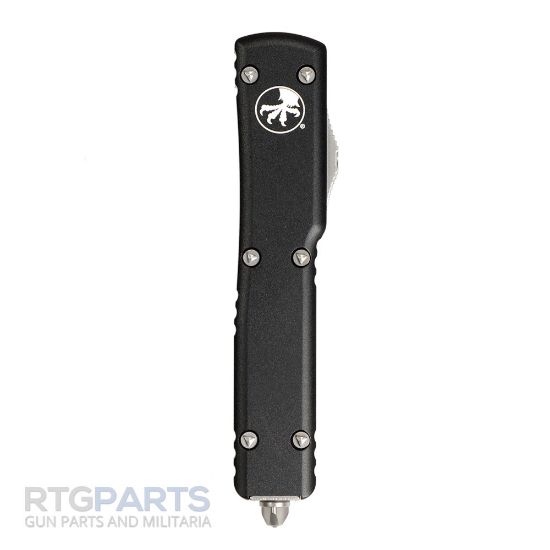 Picture of MICROTECH UTX-70 D/E OTF AUTOMATIC KNIFE, BLACK, 2.4 INCH, STONEWASH, 147-10