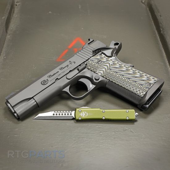 Picture of MICROTECH UTX-70 WARHOUND OTF AUTOMATIC KNIFE, OD GREEN, 2.4 INCH, STONEWASH, 419W-10ODS