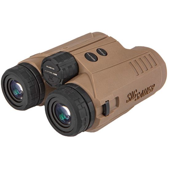 Picture of SIG SAUER KILO10K-ABS HD RANGEFINDER BINOCULAR 10X42MM FDE, CIRCLE DUPLEX MILLING GRID RETICLES, INCLUDES MULTICAM CHEST HARNESS & WINDMETER