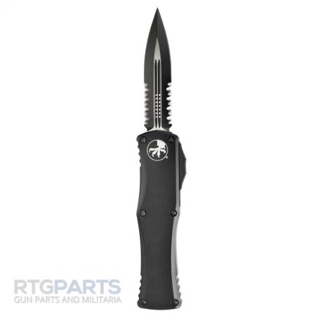 Picture of MICROTECH HERA D/E OTF AUTOMATIC KNIFE, BLACK, 3 INCH, SERRATED, 702-2T